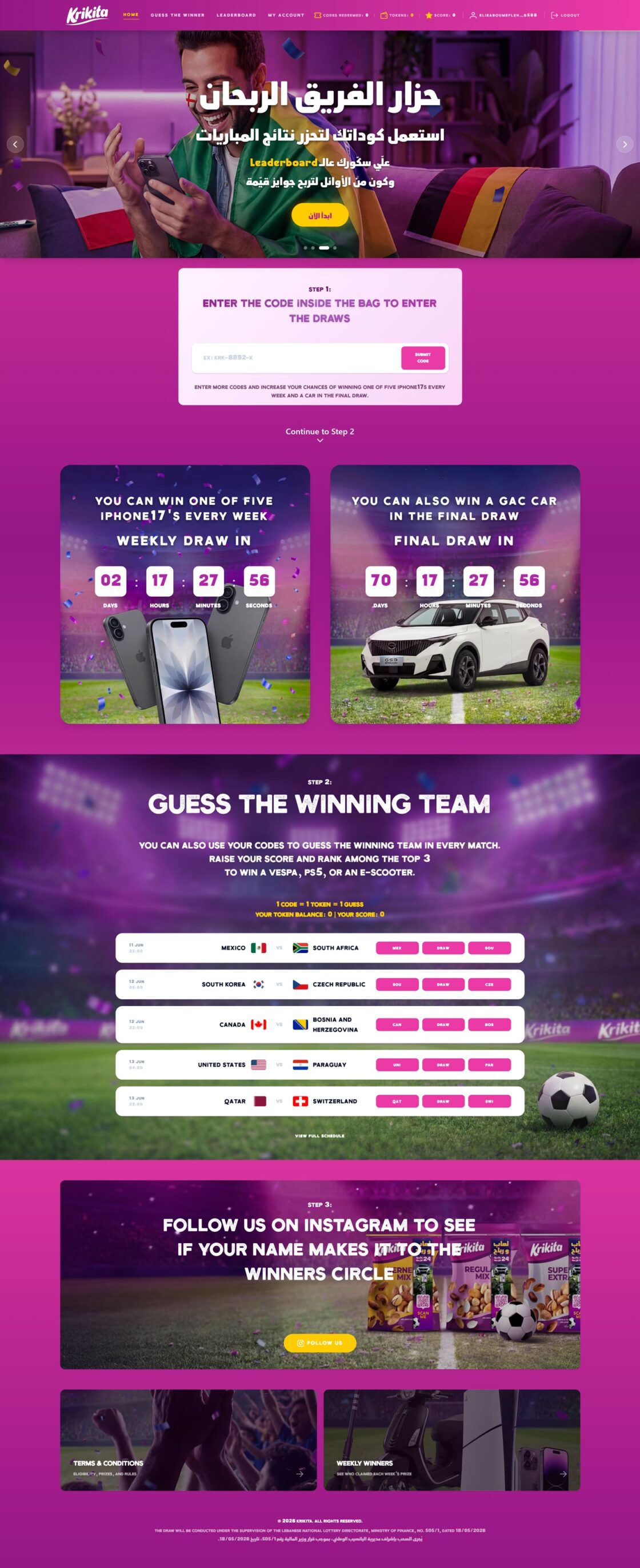Krikita Play and Win